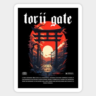 Torii Gate Streetwear Magnet